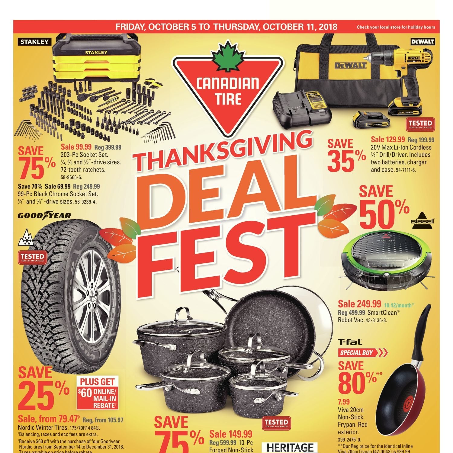 Canadian Tire Weekly Flyer Weekly Thanksgiving Deal Fest Oct