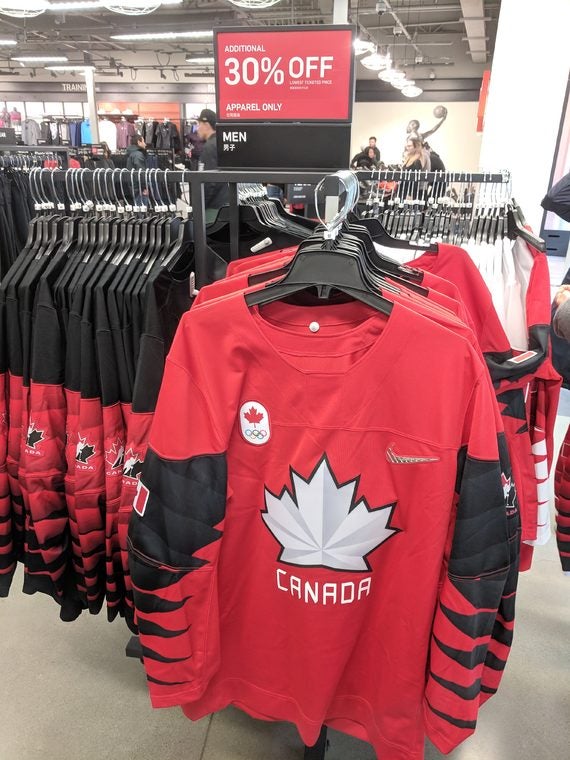 [Nike Factory Store] Canada Hockey Jerseys $20.98 YVR McArthurGlen Outlets - RedFlagDeals.com Forums