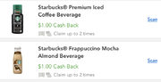 Starbucks Frappuccino Mocha Almond 405mL $1 & 1.42L Premium Ice Coffee $4.98 After C51
