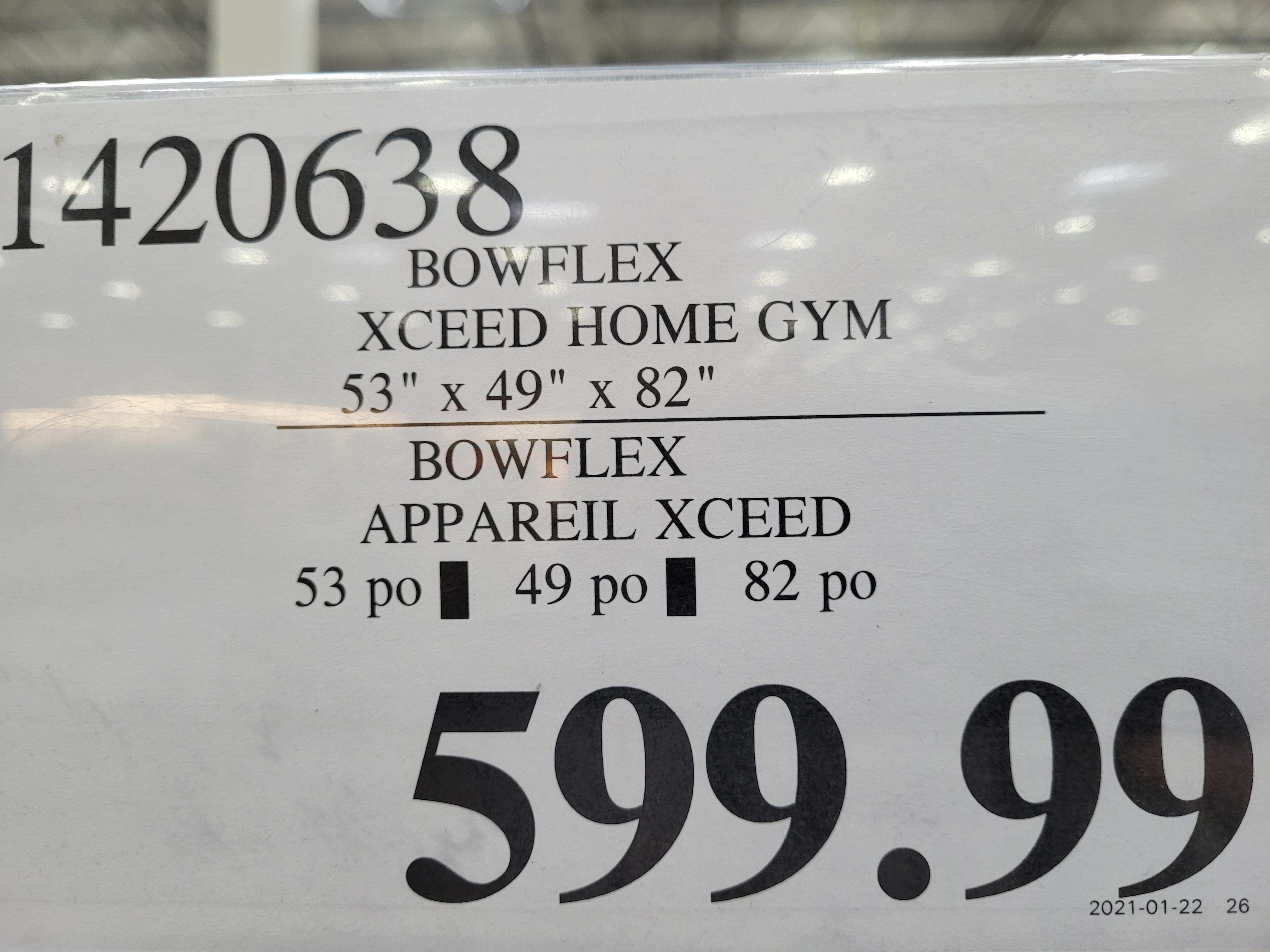 bowflex xceed home gym canada