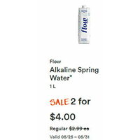 Flow Alkaline Spring Water 