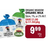 Organic Meadow Organic Milk