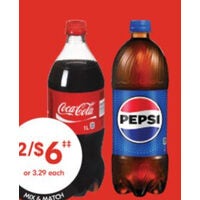 Coca-Cola or Pepsi Beverages
