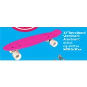 22" Retro Board Skateboard - $24.97 (50% Off)