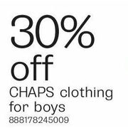 Chaps Clothing for Boys - 30% Off