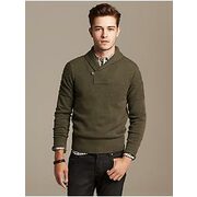 Military Shawl-Collar Pullover - $104.99 ($19.01 Off)