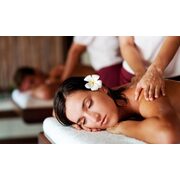 $129 for Aromatherapy Massage, Pedicure, Wine, and Fruit and Cheese Platter for 2 ($240 Value)