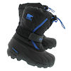 Boys' FLURRY Black/blue Pull-on Winter Boots - $39.99 (38% off)