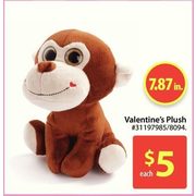 Valentine's Plush - $5.00