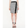 Check Print Jacquard Asymmetrical Skirt - $39.99 (43% off)