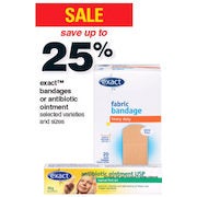 Exact Bandages or Antibiotic Ointment - Up to 25% off