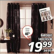 Baroque Curtains - $19.99 (40% off)