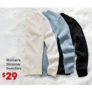 Women's Shimmer Sweaters - $29.00