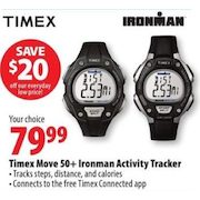 Timex Move 50+ Ironman Activity Tracker - $79.99 ($20.00 off)