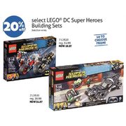 Select Lego DC Super Heroes Building Sets - 20% off