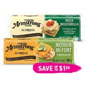 Armstrong Chjeese Bars 400-450g - $5.99 (Up To $1.20 off)