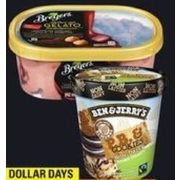 Ben & Jerry's Ice Cream or Non-Dairy Frozen Dessert or Breyers Gelato - $5.00