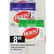 Boost Meal Replacement Drinks - $8.99
