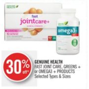 30% Off Genuine Health Greens + Products
