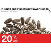 In-Shell And Hulled Sunflower Seeds - 20% off