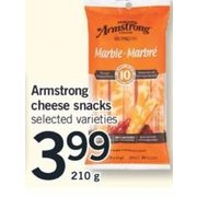Armstrong Cheese Snacks - $3.99/210 g