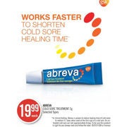 Abreva Cold Sore Treatment  - $19.99