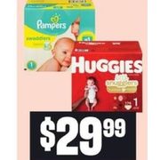 Pampers Or Huggies Diapers  - $29.99