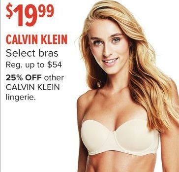 calvin klein bras the bay