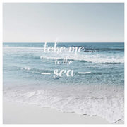 Take Me To The Sea Printed Canvas - $6.99 ($3.00 Off)
