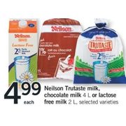 Neilson Trutaste Milk, Chocolate Milk Or Lactose Free Milk - $4.99