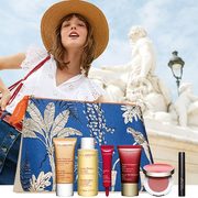 Clarins: Get a Free 7-Piece End of Summer Splash Gift Set With Any Purchase Over $100!