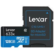 Laxar 128GB 95MB/s 633x microSDHC Memory Card - $29.99 ($5.00 off)