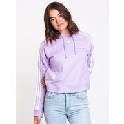 Adidas Womens Cropped Pullover Hoodie - Purple - $57.00 ($23.00 Off)