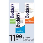 Buckley's Products - $11.99