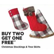 Christmas Stockings & Tree Skirts - Buy 2 Get 1 Free