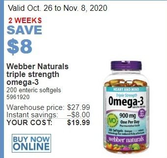 omega 3 webber naturals costco