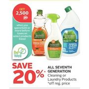 All Seventh Generation Cleaning Or Laundry Products - 20% off