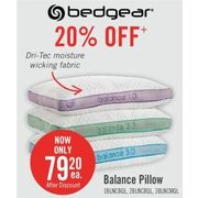 Bedgear Balance Pillow - $79.20 (20% off)