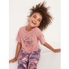 Breathe On Cropped Graphic T-Shirt For Girls - $10.97 ($6.02 Off)