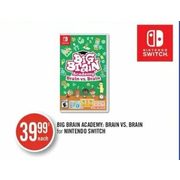 Big Brain Academy: Brain Vs. Brain For Nintendo Switch - $39.99