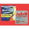 Neocitran Powder Sachets or Advil Cold & Sinus Plus, Nighttime or Cold, Cough & Flu Liquid-Gels or Caplets - $9.99