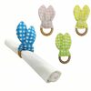 H For Happy™ Gingham Plaid Bunny Ears Napkin Rings (set Of 4) - $22.49 ($7.51 Off)