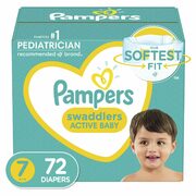 Pampers Baby Dry, Cruisers Or Swaddlers Super Econo Diapers Or Rascal + Friends Jumbo Box Diapers - $29.97