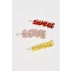 Sweet Love Hair Clips Set Of 3 - $5.00 ($4.95 Off)