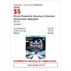 Finish Powerball Quantum Ultimate+ Dishwasher Detergent - $18.99 ($5.00 off)