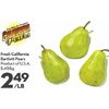 Fresh California Bartlett Pears - $2.49/lb