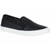 Seaside Perforated Black Leather Slip-on Sneaker By Sperry - $69.99 ($20.01 Off)