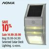 Noma Solar Deck Lighting - $14.99-$29.99 (10% off)