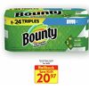Bounty Paper Towels - $20.97 ($10.01 off)