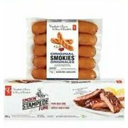 PC Smokies or Fully Cooked Pork Back Ribs - $10.99